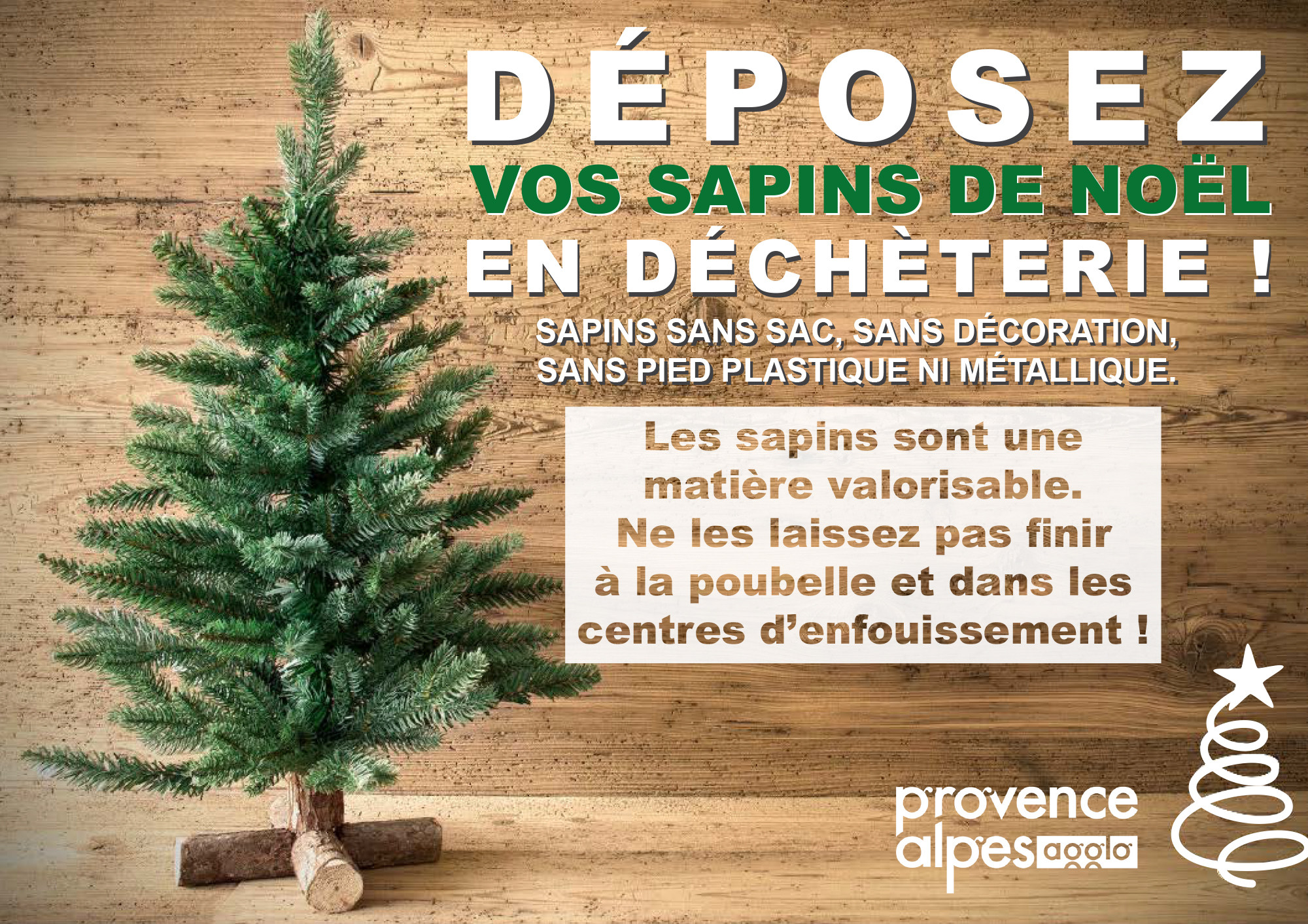 Sac à sapin biodégradable